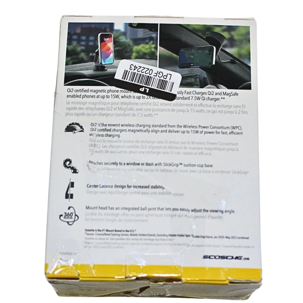 MagicMount Magnetic Wireless Charging Car Phone Mount – Fast Charge Holder
